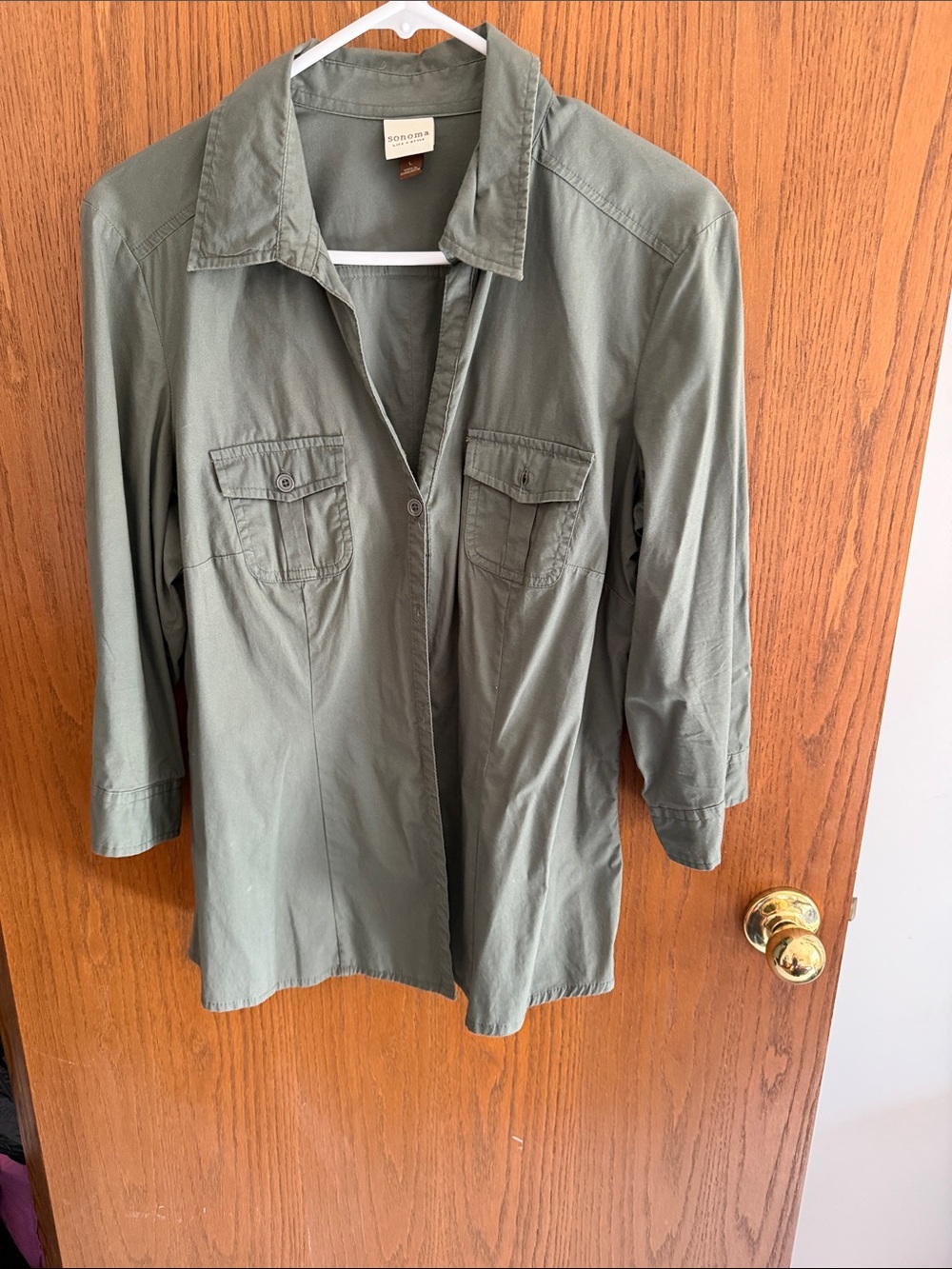 Sonoma Olive Green Utility Tunic